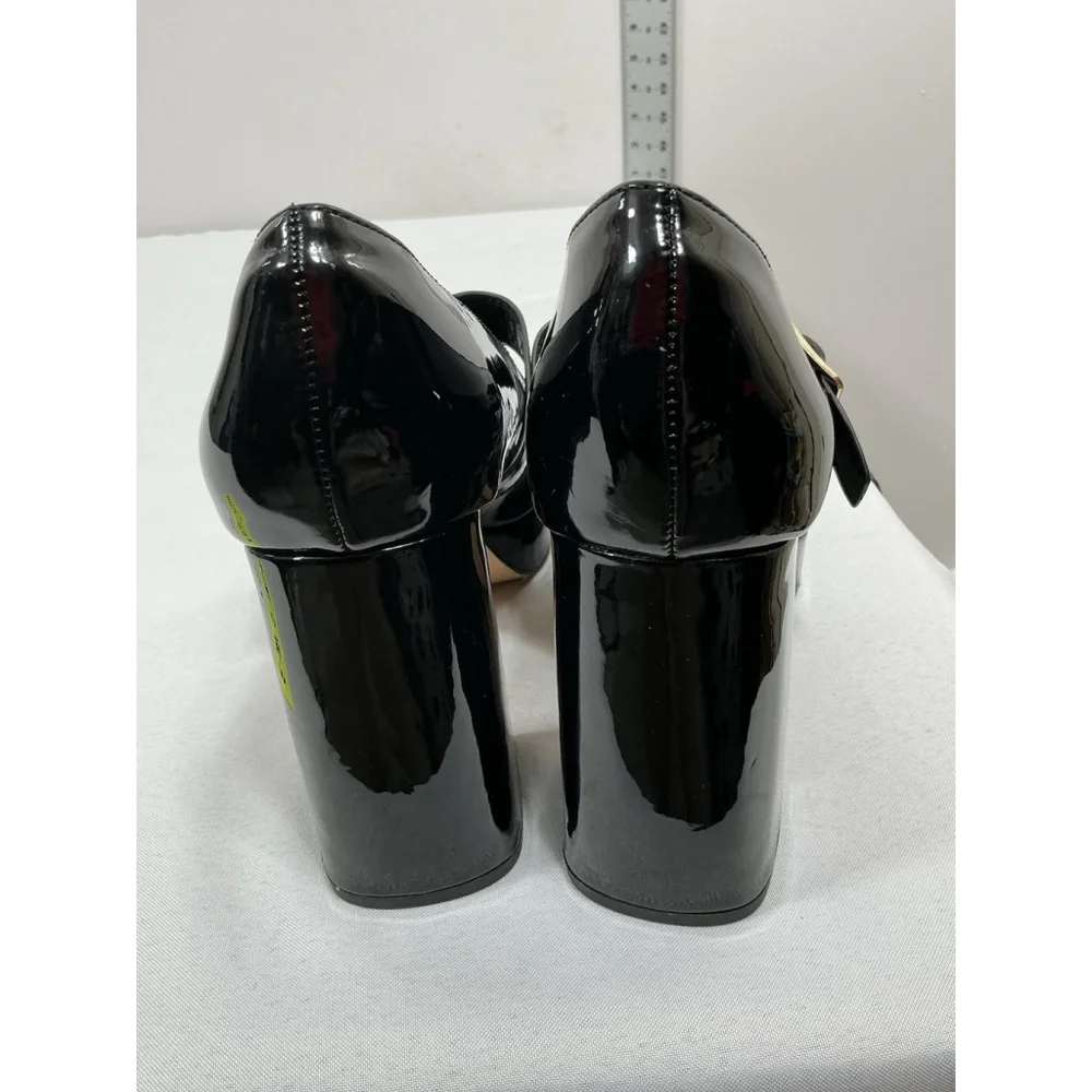 Womans Pb3 NWOT Coutgo Platform Mary Jane Pumps 9.5 Black Strap Buckle Close - Picture 5 of 9